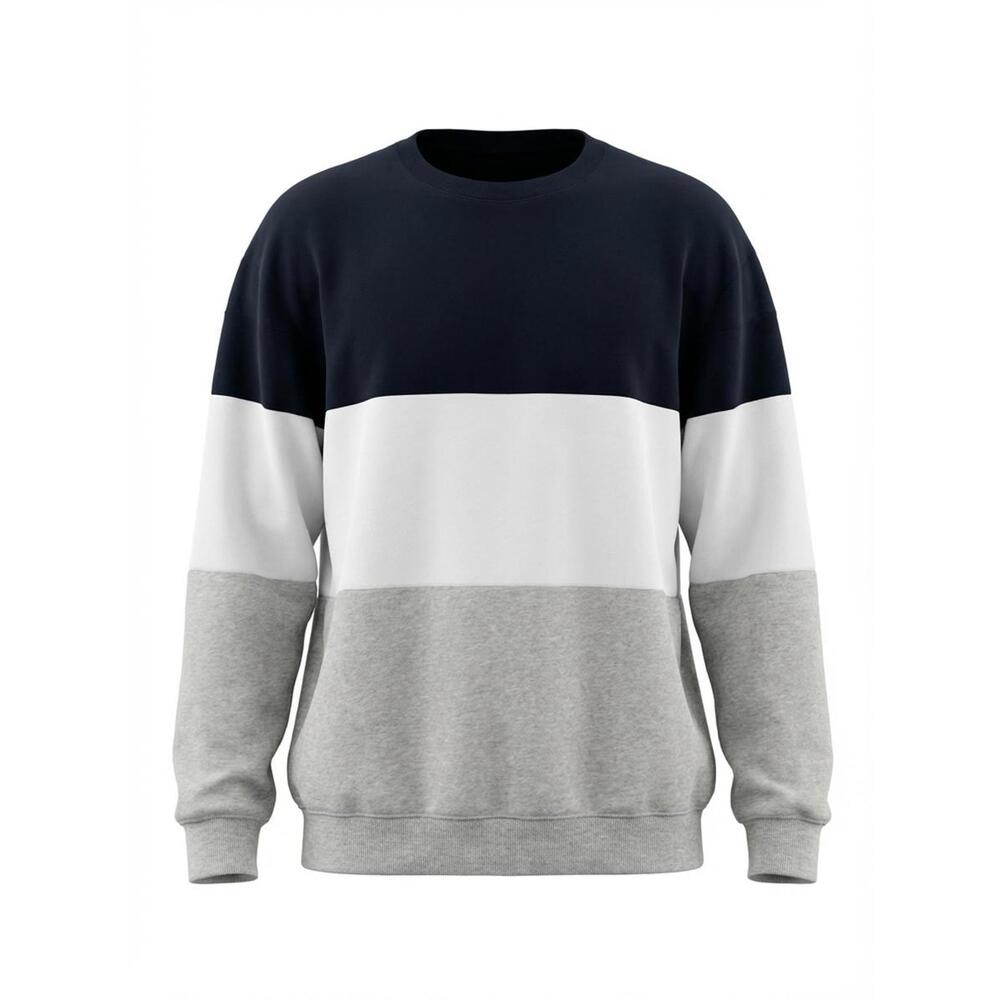 Original Use Color Block Crewneck Sweatshirt - Picture 1 of 3
